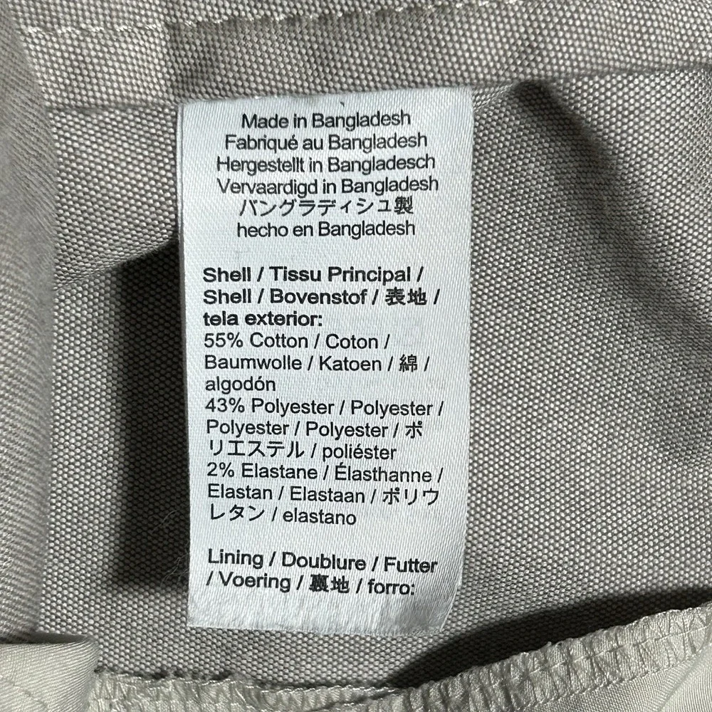 J. Crew Oxford Tech Pants Mens 33x34 Gray 770 Straight Performance Golf Chino